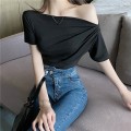 Korean style sexy strapless waist top
