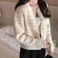 Korean style elegant fragrant  knitted jacket