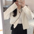 Korean style elegant fragrant  knitted jacket