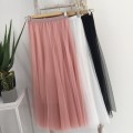 A-line mesh skirt