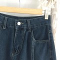 Retro  A-line denim skirt