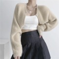 Knitted imitation mink short 