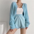 Knitted imitation mink short 