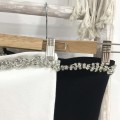 Diamond knitted tube top 