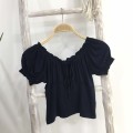 French puff sleeve top