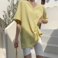 V-neck Oversize loose T-shirt