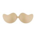 Beige color silicone push-up nudeBra