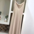 Simple satin dress