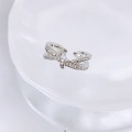 Cross diamond ring