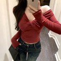 Twisted knit top