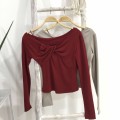 Twisted knit top