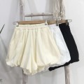 High waist puffy shorts