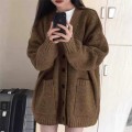 Oversize慵懒风针织外套