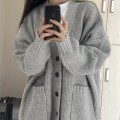 Oversize慵懒风针织外套
