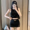 High waist versatile hip skirt