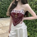 Irregular triangle tube top camisole top