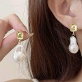 Vintage Shaped Pearl Earrings