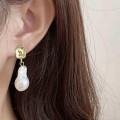 Vintage Shaped Pearl Earrings