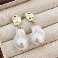 Vintage Shaped Pearl Earrings