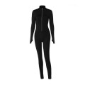 European and American style tight bottoming jumpsuit