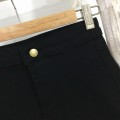 High waist straight shorts