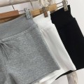 High waist casual A-line shorts