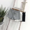 High waist casual A-line shorts
