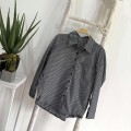 Lapel Striped Loose Shirt