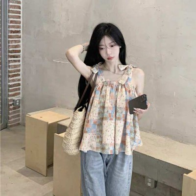 Floral Loose Babydoll Top