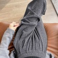 Elastic Waist Drape Wide-Leg Pants