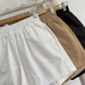 高腰休闲阔腿短裤 