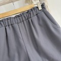 高腰休闲阔腿短裤