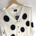 波点针织薄款上衣