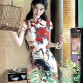 Flower pattern cheongsam