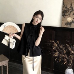 中式盘扣旗袍上衣