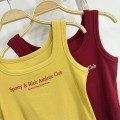 美式字母工字背心