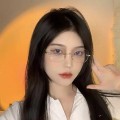 金边无框眼镜