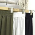 High waist pleated A-line skirt