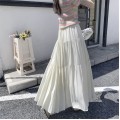 Loose A-line cake long skirt