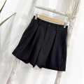 高腰A字西装短裤