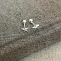 迷你小海星螺丝耳钉