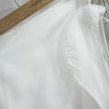 French-style alluring off-shoulder fitted waist jumpsuit