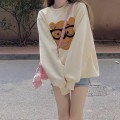 软萌眼镜小熊卫衣