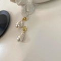 复古异形珍珠耳环