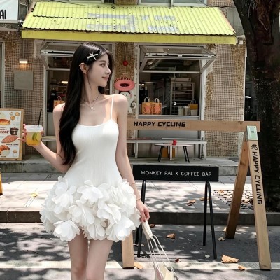 3D Floral Floral Sundress