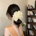 Soft yarn oversized cloud hair tie