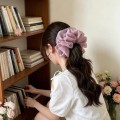 Soft yarn oversized cloud hair tie