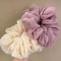 Soft yarn oversized cloud hair tie