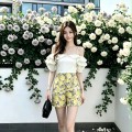 High quality flower jumpsuit