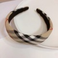 Vintage checkered sponge headband